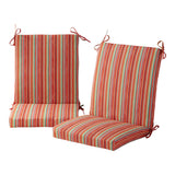 High Back Dining Chair Pad - SET OF 2