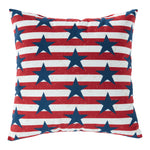 18" Americana Stripe Throw Pillow