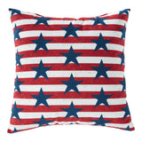 18" Americana Stripe Throw Pillow