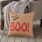 20" Square Halloween BOO Toss Pillow Cover