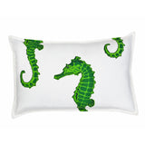 14" x 22" Green Seahorse PIllow