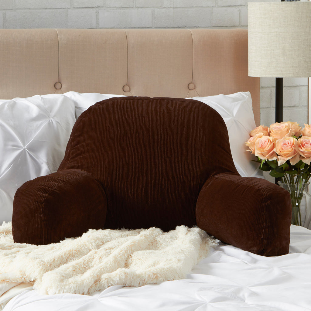 Bed lounge pillow with arms best sale