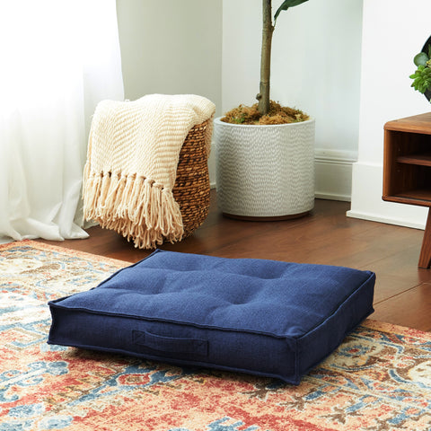 Square Tufted Floor Pillow