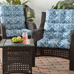 Outdoor Highback Chair Cushion Set - SET OF 2