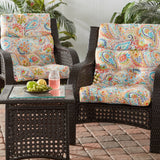 Outdoor Highback Chair Cushion Set - SET OF 2