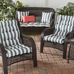 Outdoor Highback Chair Cushion Set - SET OF 2