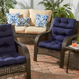 Outdoor Highback Chair Cushion Set - SET OF 2