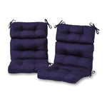 Outdoor Highback Chair Cushion Set - SET OF 2