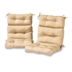 Outdoor Highback Chair Cushion Set - SET OF 2