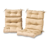 Outdoor Highback Chair Cushion Set - SET OF 2