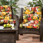 Outdoor Highback Chair Cushion Set - SET OF 2