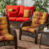 Outdoor Highback Chair Cushion Set - SET OF 2