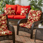 Outdoor Highback Chair Cushion Set - SET OF 2