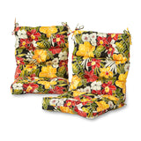 Outdoor Highback Chair Cushion Set - SET OF 2