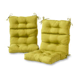 Outdoor Highback Chair Cushion Set - SET OF 2