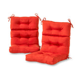 Outdoor Highback Chair Cushion Set - SET OF 2