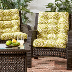 Outdoor Highback Chair Cushion Set - SET OF 2