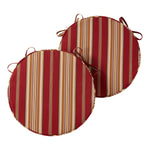NEW 18" Round Bistro Seat Pad - SET OF 2