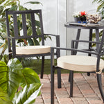 NEW 18" Round Bistro Seat Pad - SET OF 2