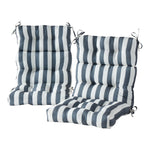 Outdoor Highback Chair Cushion Set - SET OF 2