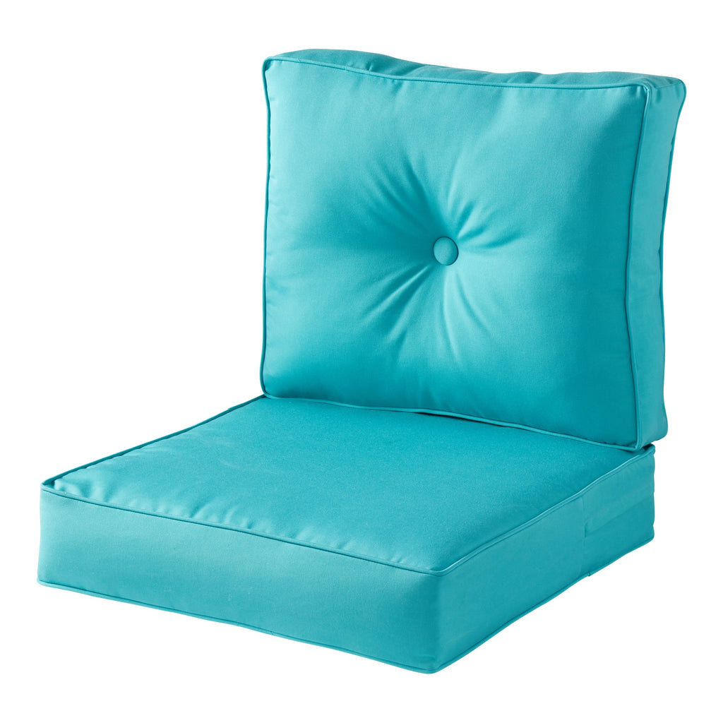 Greendale Home Fashions Outdoor Deep Seat Sunbrella Fabric Cushion Set, Aruba