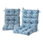 Outdoor Highback Chair Cushion Set - SET OF 2