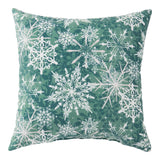 18" Holiday Snowflake Throw Pillows