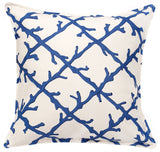 20" Square Lattice Pattern Toss Pillow