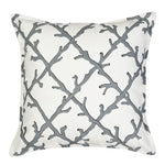 20" Square Lattice Pattern Toss Pillow