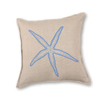 20" Square Burlap Toss Pillow