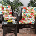 Outdoor Highback Chair Cushion Set - SET OF 2