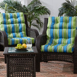 Outdoor Highback Chair Cushion Set - SET OF 2