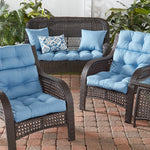 Outdoor Highback Chair Cushion Set - SET OF 2