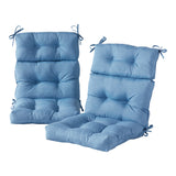 Outdoor Highback Chair Cushion Set - SET OF 2