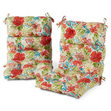 Outdoor Highback Chair Cushion Set - SET OF 2