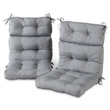 Outdoor Highback Chair Cushion Set - SET OF 2