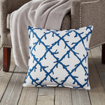 20" Square Lattice Pattern Toss Pillow