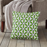 20" Square Rings Pattern Toss Pillow