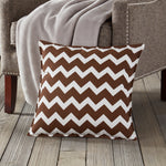 20" Square Chevron Pattern Toss Pillow