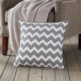 20" Square Chevron Pattern Toss Pillow